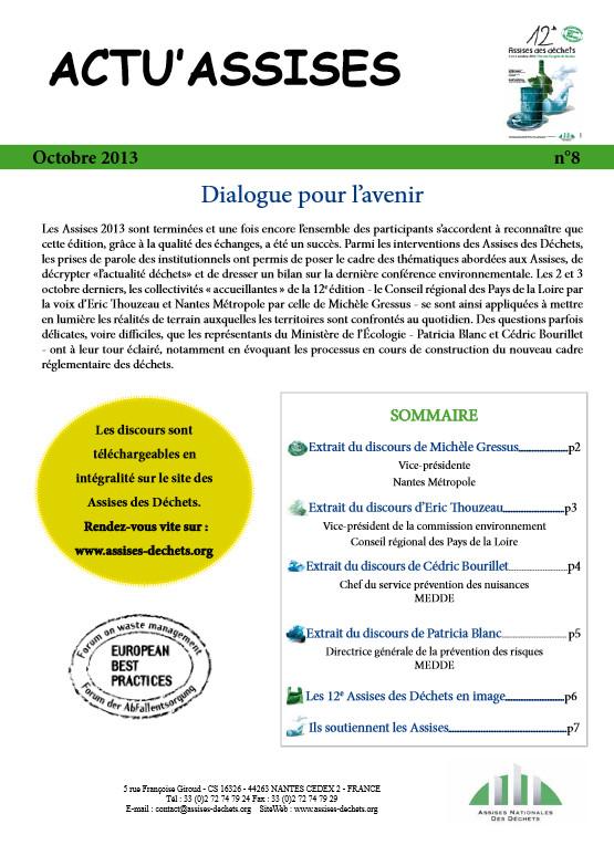 Actu’Assises octobre 2013